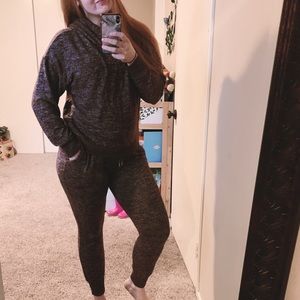 Gap Purple Maroon Oversized Lounge Set